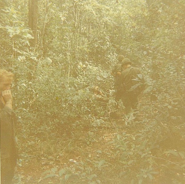 Taking a break on patrol