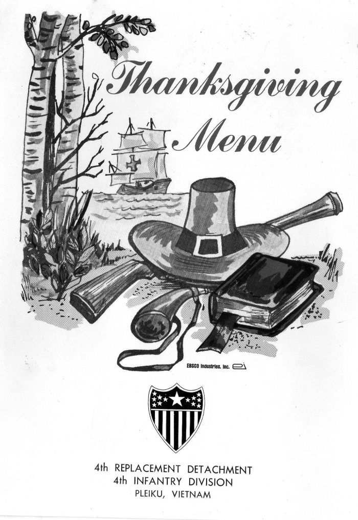 1967 RVN Thanksgiving menu 2